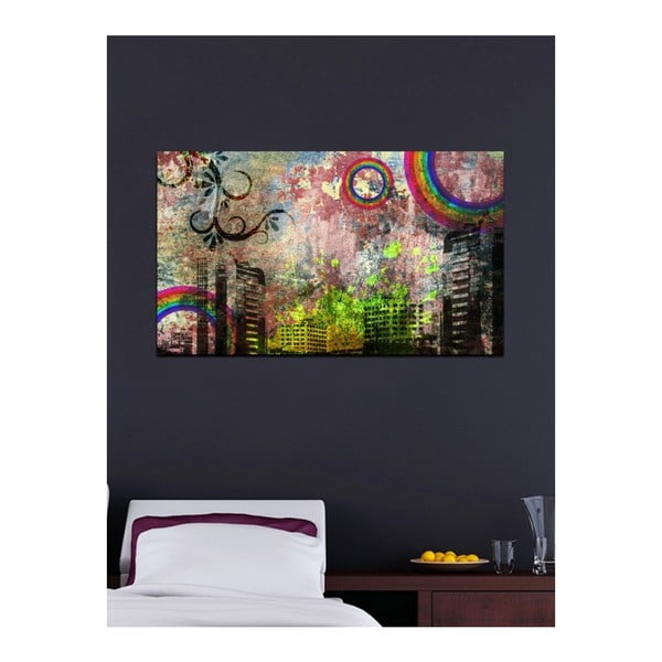 Obraz Grunge City, 41x70 cm