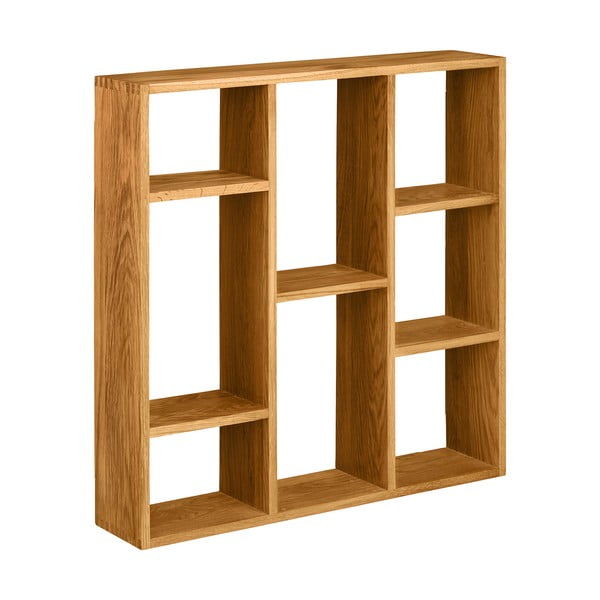 Wielopoziomowa półka z litego drewna dębowego w naturalnym kolorze 15 cm Townsville – House Nordic-image-2