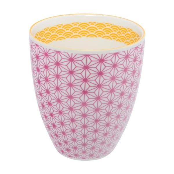 Fioletowo-żółty kubek porcelanowy do herbaty Tokyo Design Studio Star