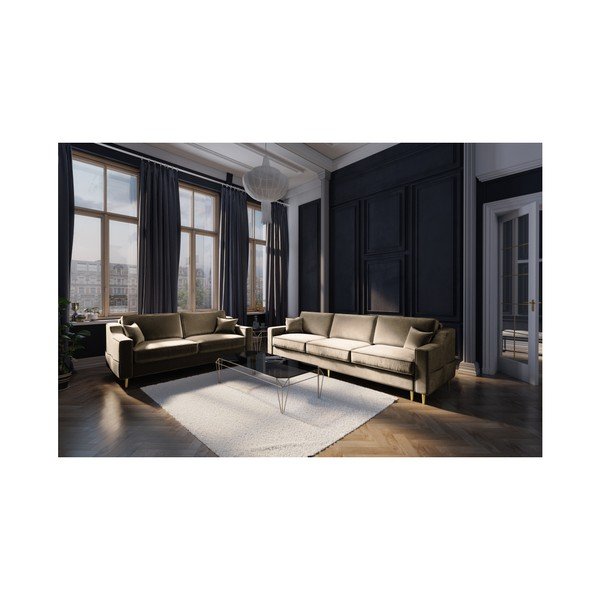 Beżowa sofa 2-osobowa Mazzini Sofas Marigold-image-3