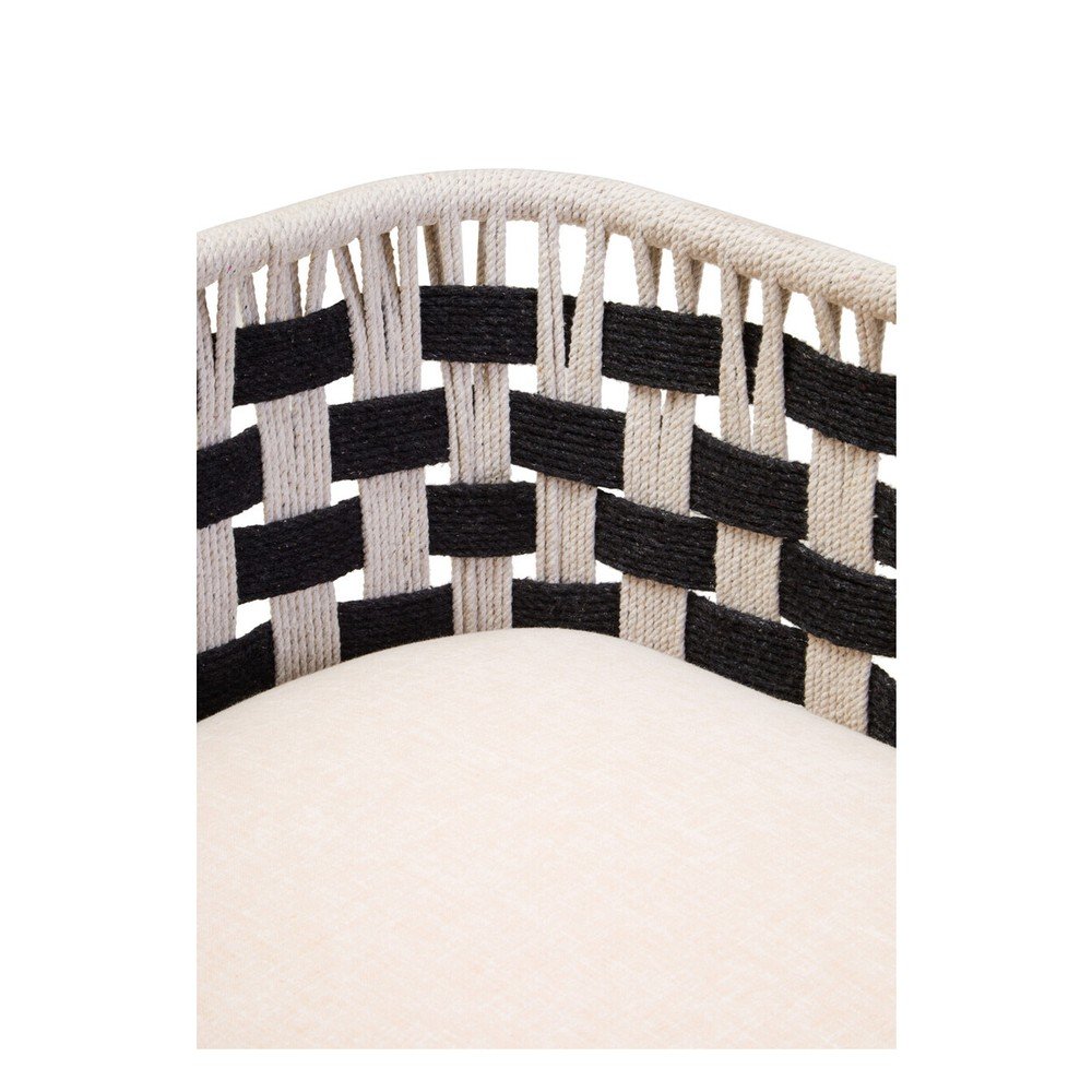 Czarno-biały fotel Satna – Premier Housewares (zdjęcie 4)