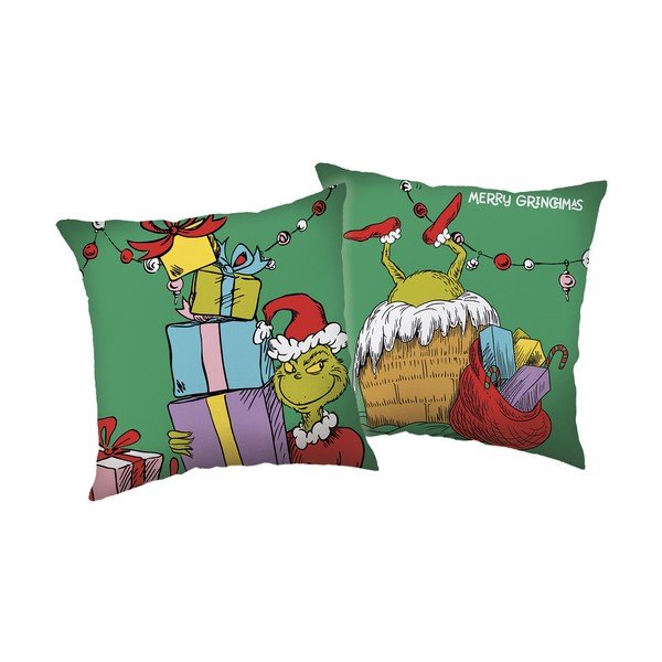 Poduszka dziecięca 40x40 cm Grinch – Jerry Fabrics