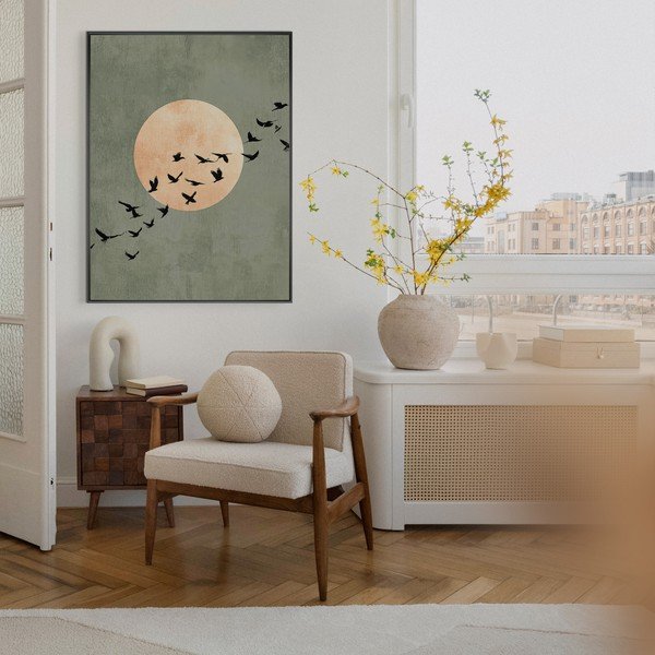 Obraz drukowany z ramą w zestawie 60x80 cm Midnight Flight – Styler-image-4