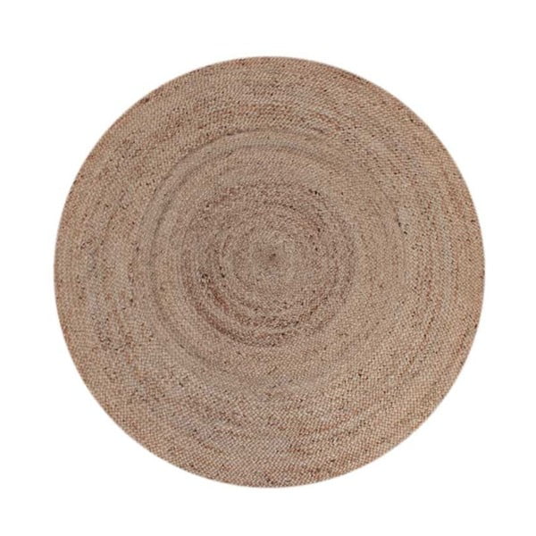 Brązowy okrągły dywan z juty ø 180 cm – LABEL51