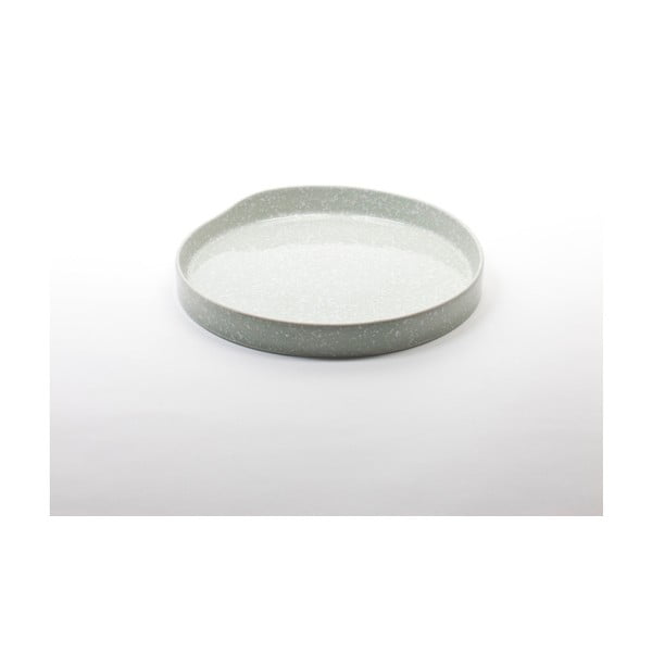 Biały półmisek ceramiczny ComingB Coupelle Granite Plate GM