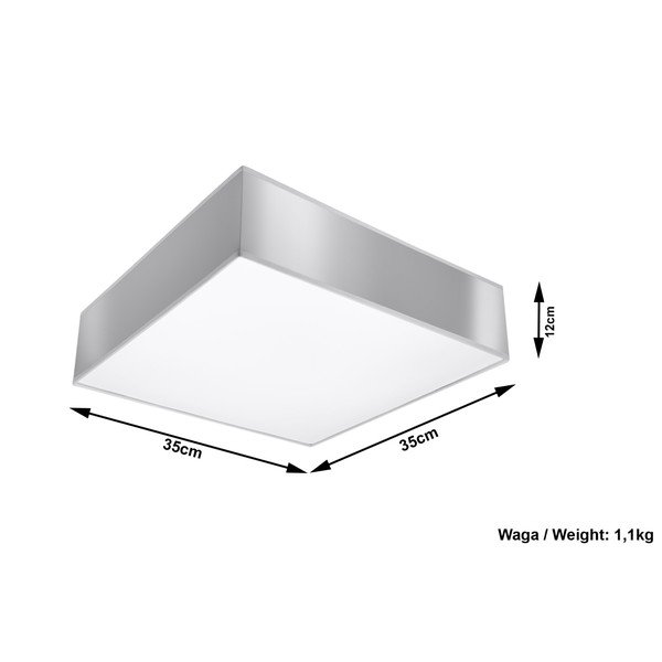Szara lampa sufitowa Sollux Mitra Ceiling 35-image-4