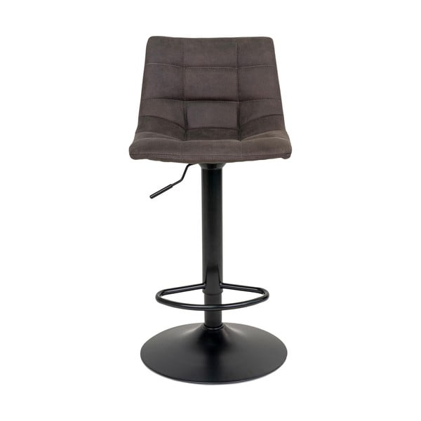 Ciemnoszare tapicerowane hokery zestaw z regulowaną wysokością 2 szt. (wysokość siedziska 63 cm) Middelfart – House Nordic-image-2