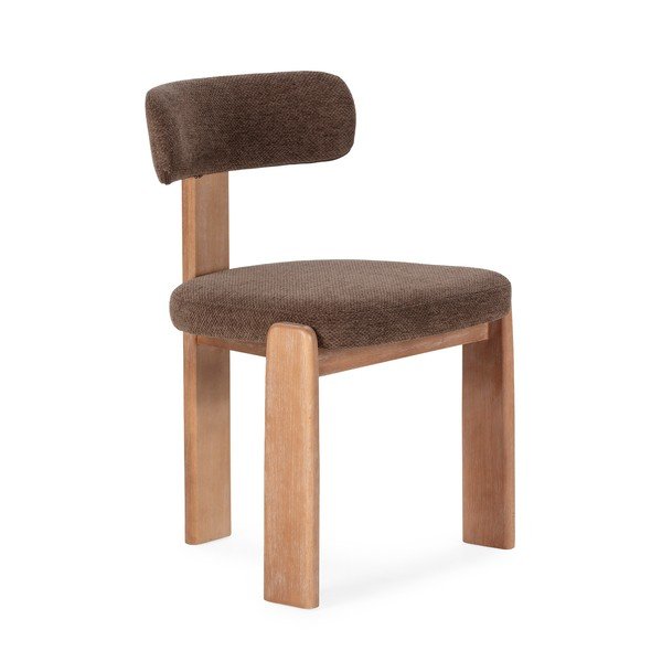 Brązowe tapicerowane krzesła zestaw 2 szt. Nadia – MOME-image-3