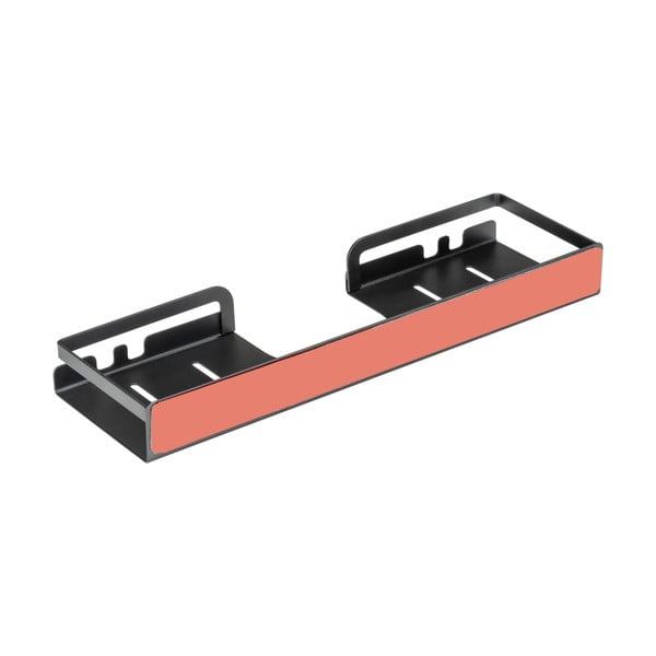 Czarna samoprzylepna półka łazienkowa ze stali nierdzewnej Altarella – Wenko-image-3