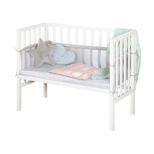 Białe łóżeczko 90x45 cm – Roba-image-2