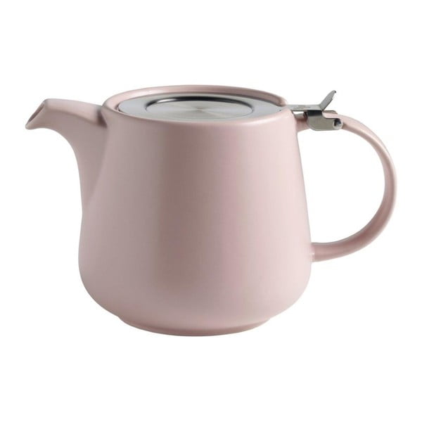 Różowy dzbanek ceramiczny z sitkiem na herbatę sypaną Maxwell & Williams Tint, 1,2 l