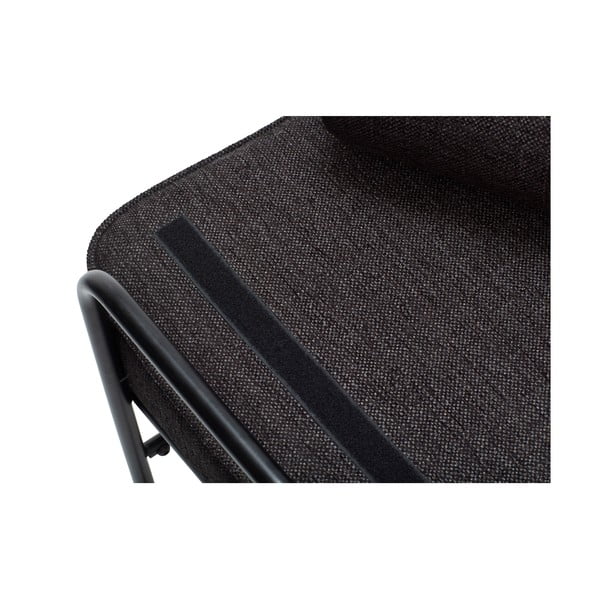 Brązowy szezlong z poduszką Hübsch Pipe-image-3