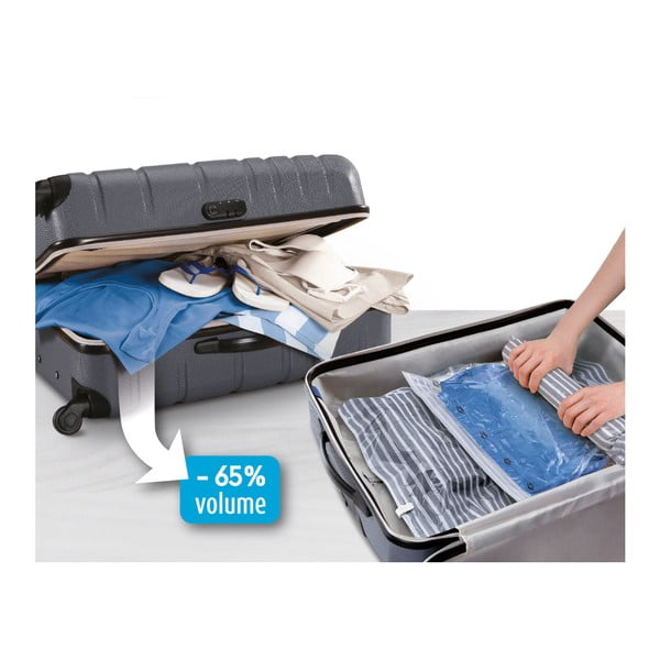 Zestaw 3 podróżnych worków próżniowych Domopak Travel-image-1
