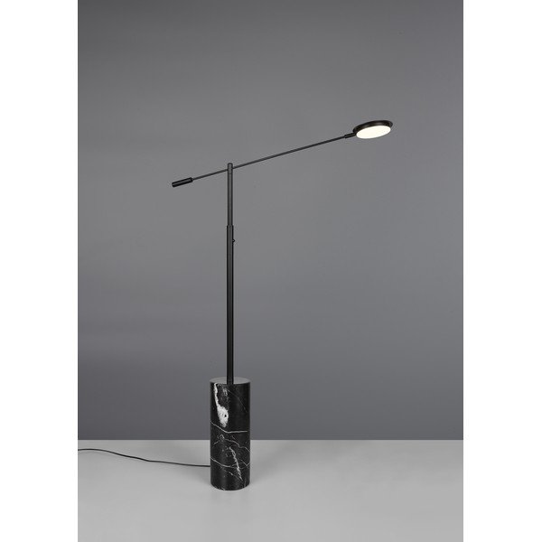 Czarna lampa stojąca LED (wysokość 145 cm) Fiore – Trio Select-image-1