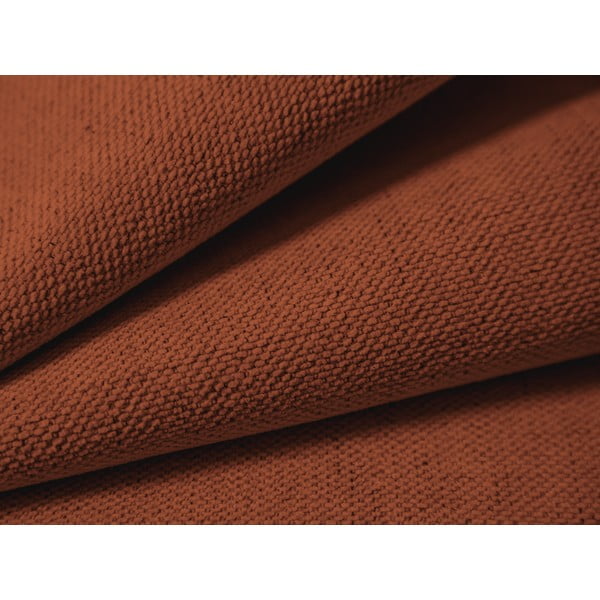 Ceglaste tapicerowane łóżko dwuosobowe ze schowkiem ze stelażem 160x200 cm Campi – Cosmopolitan Design-image-3