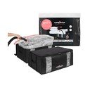 Tekstylne pojemniki do przechowywania ubrań zestaw 2 szt. próżniowe/usztywniane 65x45x27 cm Black Edition – Compactor