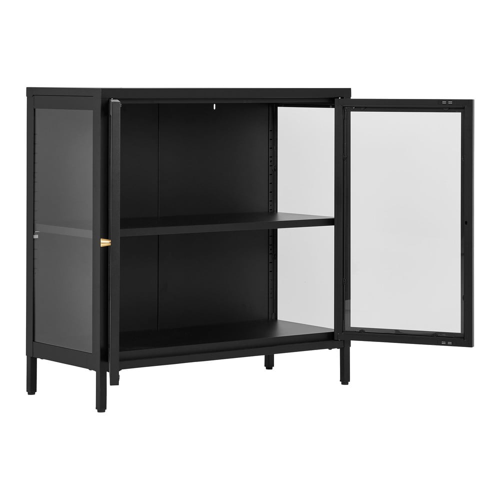 Czarna metalowa witryna 80x80 cm Dalby – House Nordic (zdjęcie 4)