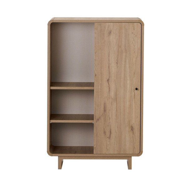 Szafka w dekorze dębu w jasnym naturalnym kolorze 70x110x34 cm Torina – Nordure-image-4