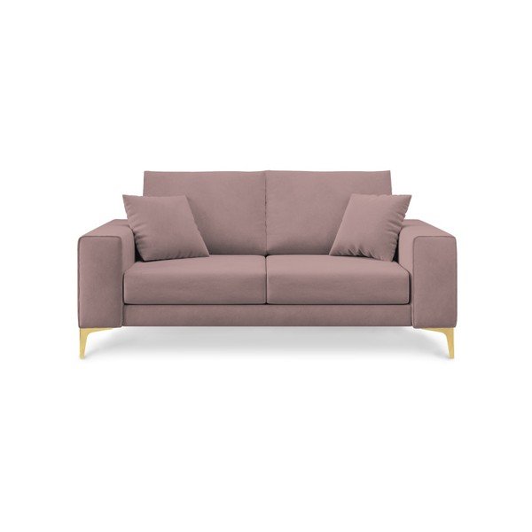 Pudrowa sofa Cosmopolitan Design Basel, 174 cm