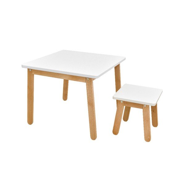 Biały stolik dziecięcy BELLAMY Woody-image-3
