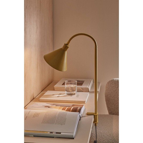 Brązowa metalowa lampa stołowa z elastyczną konstrukcją/z klipsem (wysokość 50 cm) Flexi Torino – Ellos Home-image-1