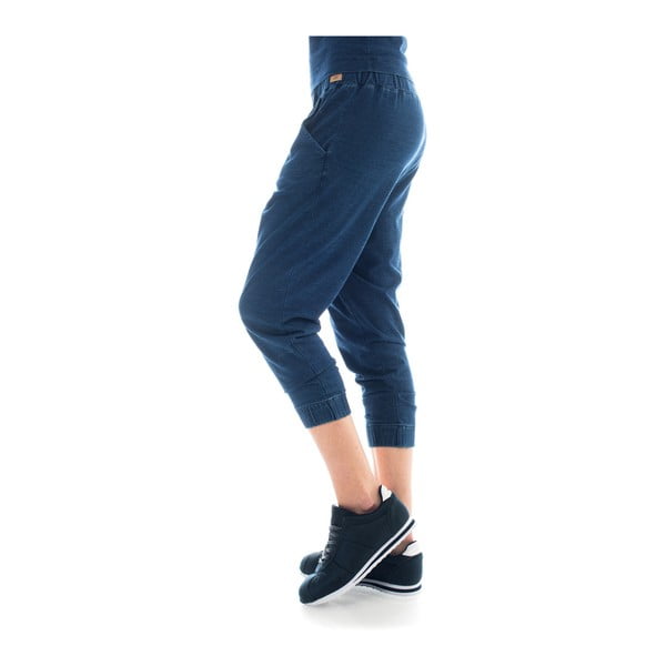 Bawełniane spodnie dresowe barwione indygo Lull Loungewear Jaden, rozm. XL