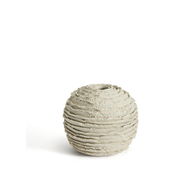 Kremowy ceramiczny ręcznie wykonany wazon (wysokość 15,5 cm) Evania – Kave Home