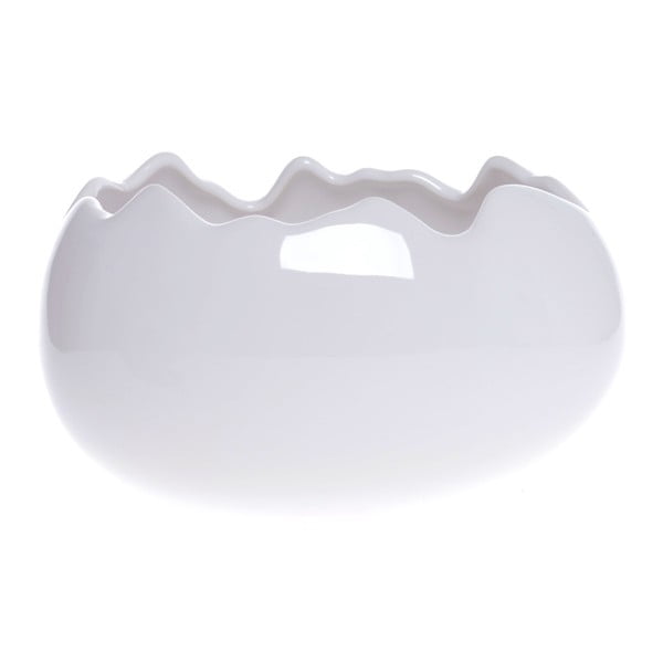 Biała ceramiczna miska dekoracyjna Ewax Egg Shell