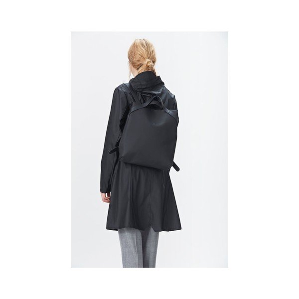 Czarny plecak o wysokiej wodoodporności Rains Shift Bag-image-4