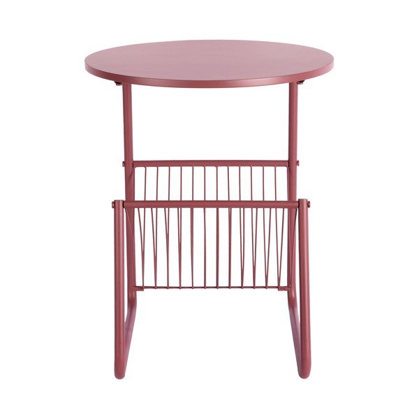 Metalowy okrągły stolik ø 40 cm Riqueza Revista – Leitmotiv-image-4