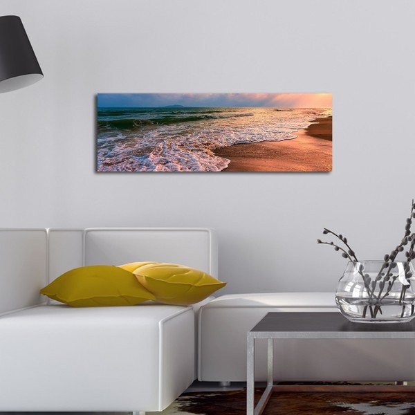 Podświetlany obraz Wallity Beach, 90x30 cm-image-3