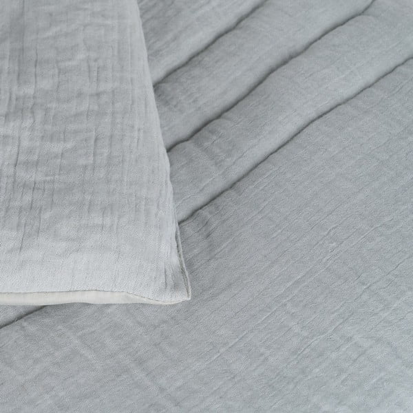 Szarozielona narzuta pikowana 230x260 cm – Ixia-image-1