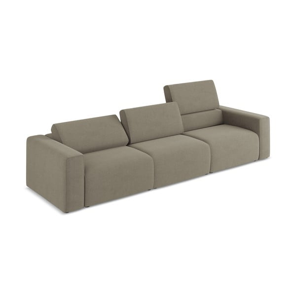 Jasnobrązowa sofa modułowa 314 cm Kalea – Makamii-image-1