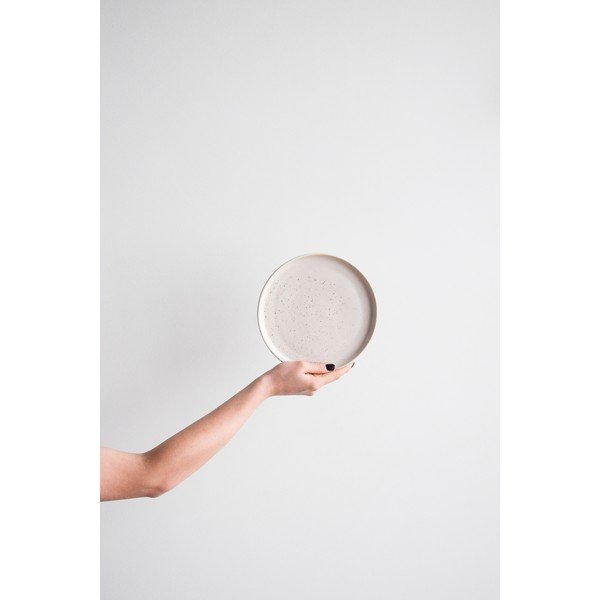 Jasnoróżowy kamionkowy mały talerz ÅOOMI Dust, ø 20 cm-image-2