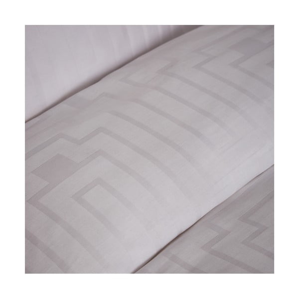 Biała pościel jednoosobowa z satyny bawełnianej 135x200 cm – Bianca-image-3