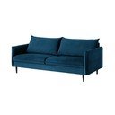 Ciemnoniebieska aksamitna sofa 203 cm Juli – Ropez