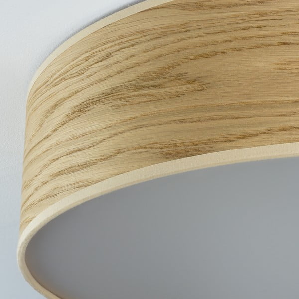 Lampa sufitowa z kloszem z forniru dębowego Sotto Luce Tsuri L, ⌀ 40 cm-image-1