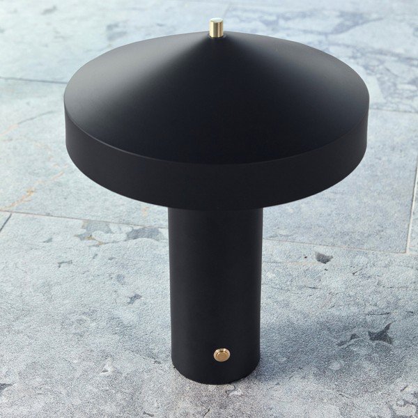 Czarna metalowa lampa stołowa (wysokość 41 cm) Hatto – OYOY Living Design-image-1