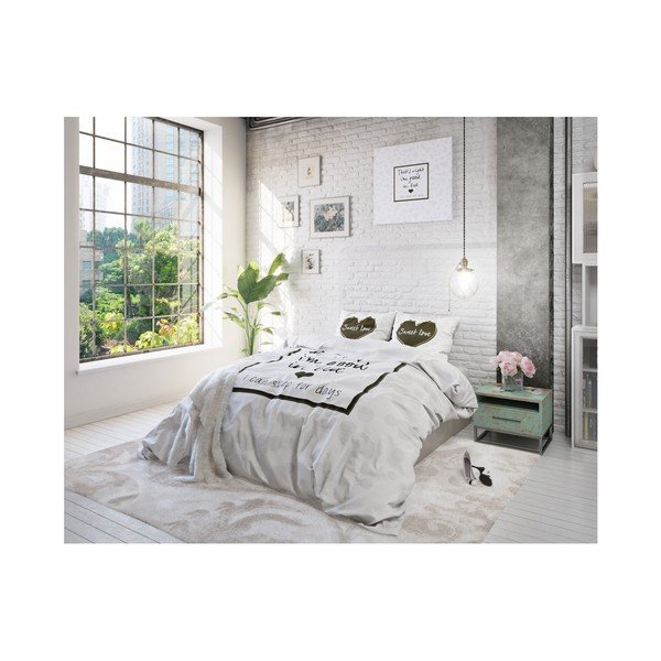 Pościel z mikroperkalu Sleeptime In Bed, 200x220 cm-image-3