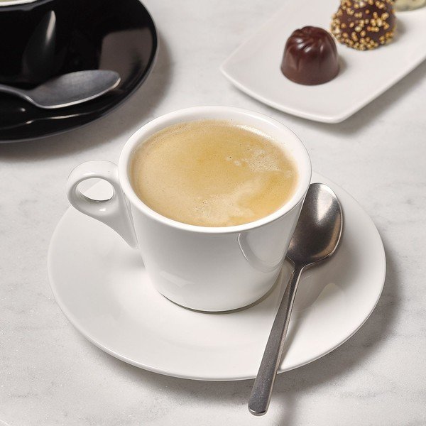 Biała porcelanowa filiżanka na espresso 80 ml Barista – BonBistro-image-1