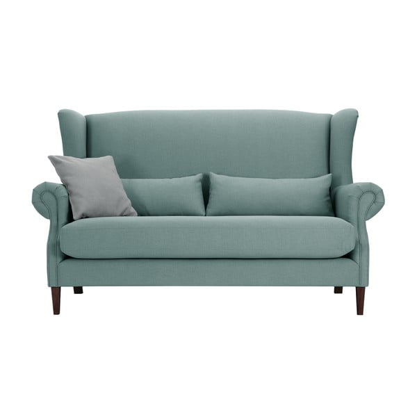 Miętowa sofa 3-osobowa Rodier Alpaga