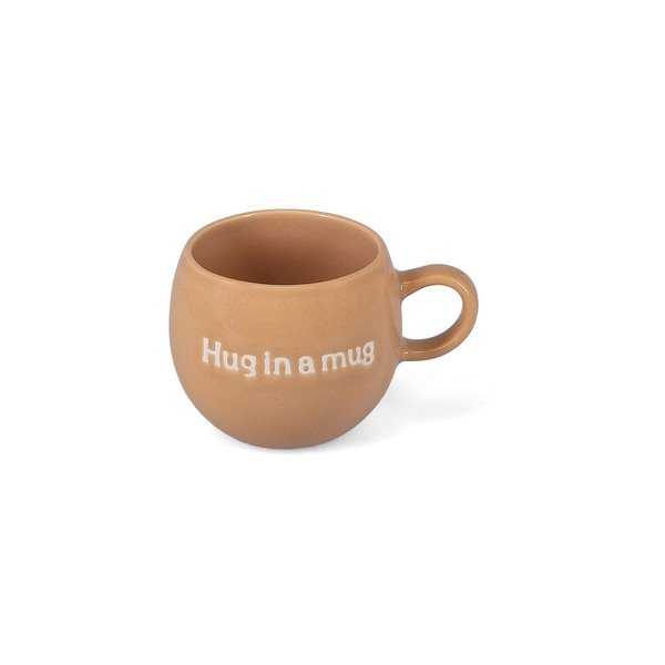 Brązowy kamionkowy kubek 420 ml Muggies – Salt&Pepper-image-3