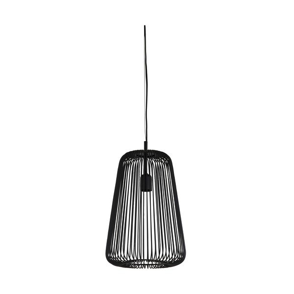 Czarna lampa sufitowa ø 27 cm Rilanu – Light & Living
