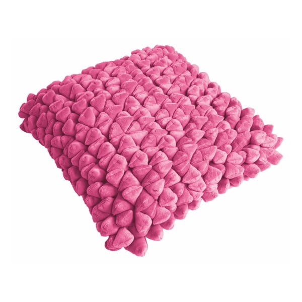 Ciemnoróżowa poduszka ZicZac Pebble, 45x45 cm