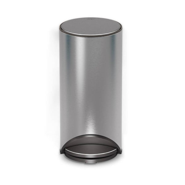 Kosz na śmieci z pedałem ze stali nierdzewnej w kolorze srebra z połyskiem 30 l Arc – Joseph Joseph
