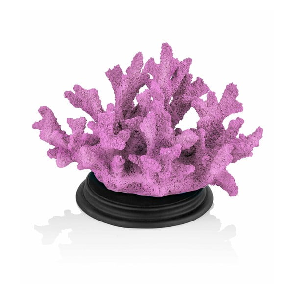 Fioletowa dekoracyjna figurka koralowca The Mia Coral, 27x17 cm