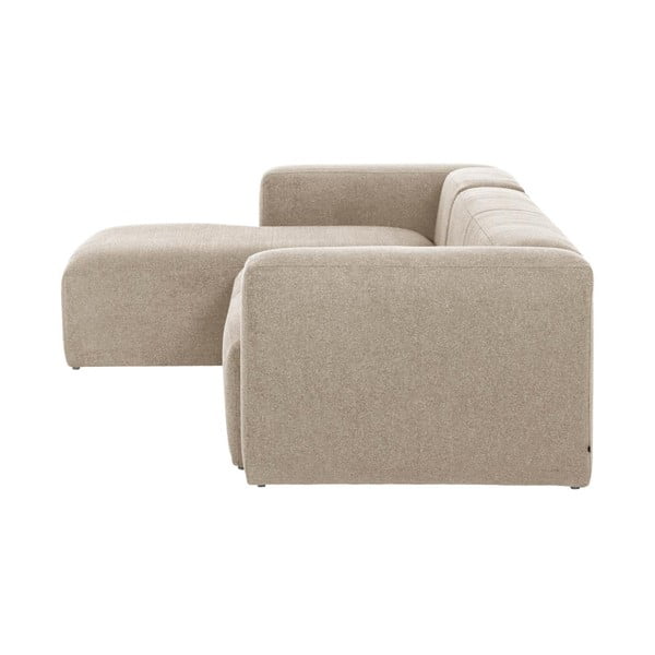 Beżowy narożnik (lewostronny) Blok – Kave Home-image-3