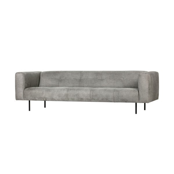Jasnoszara sofa z imitacji skóry vtwonen Skin, 250 cm-image-2