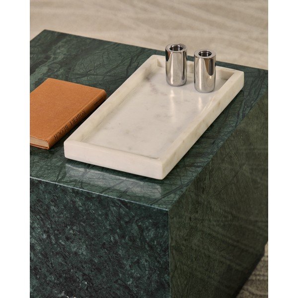 Marmurowa taca dekoracyjna 18x35 cm Serela – Kave Home-image-1