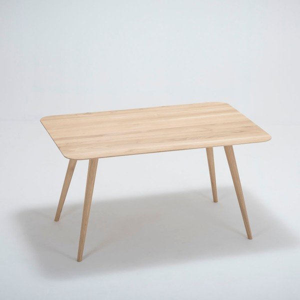 Stół z drewna dębowego Gazzda Stafa, 140 x 90 cm-image-1